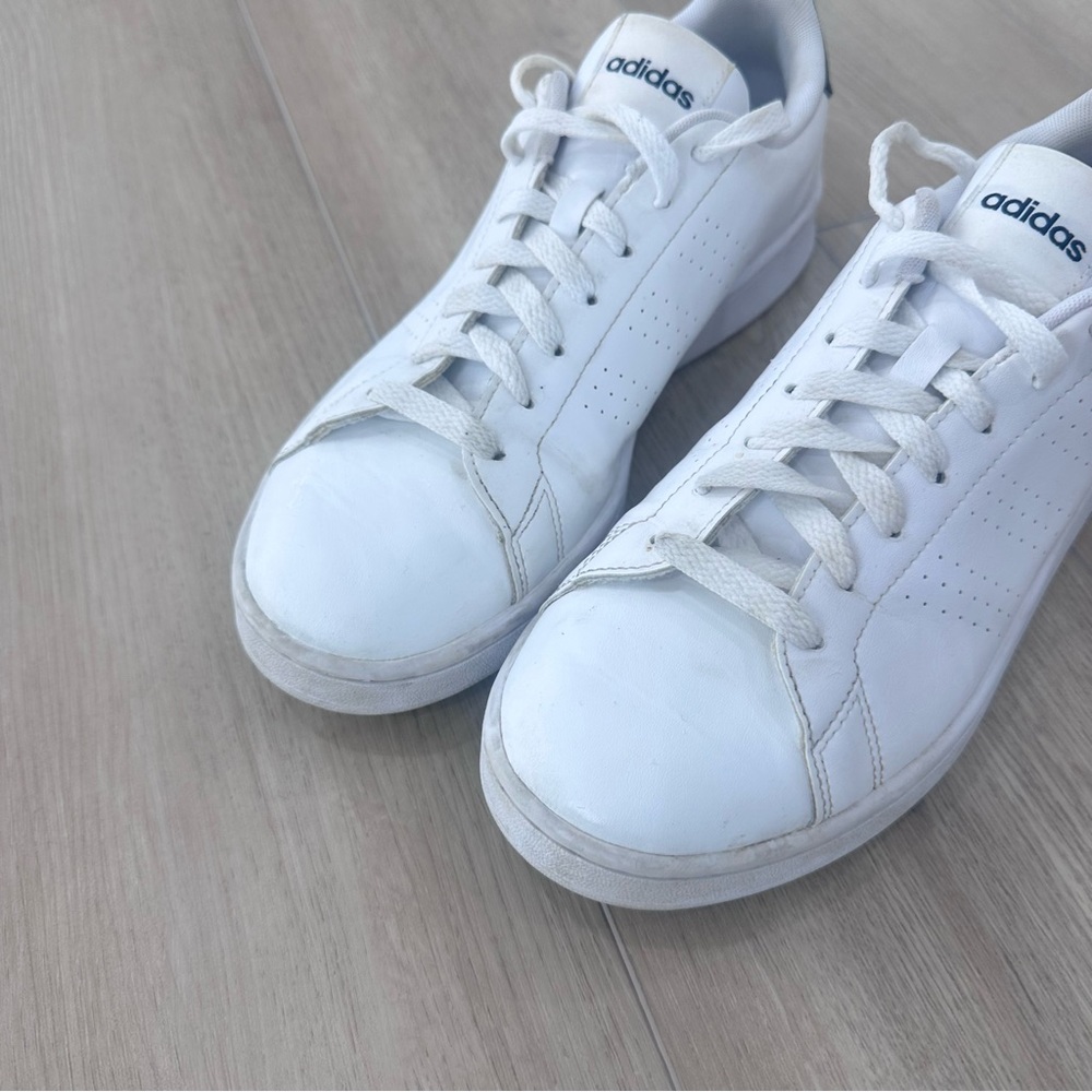 Adidas Advantage sneaker in white legend ink men’s size 9 - Picture 2 of 9